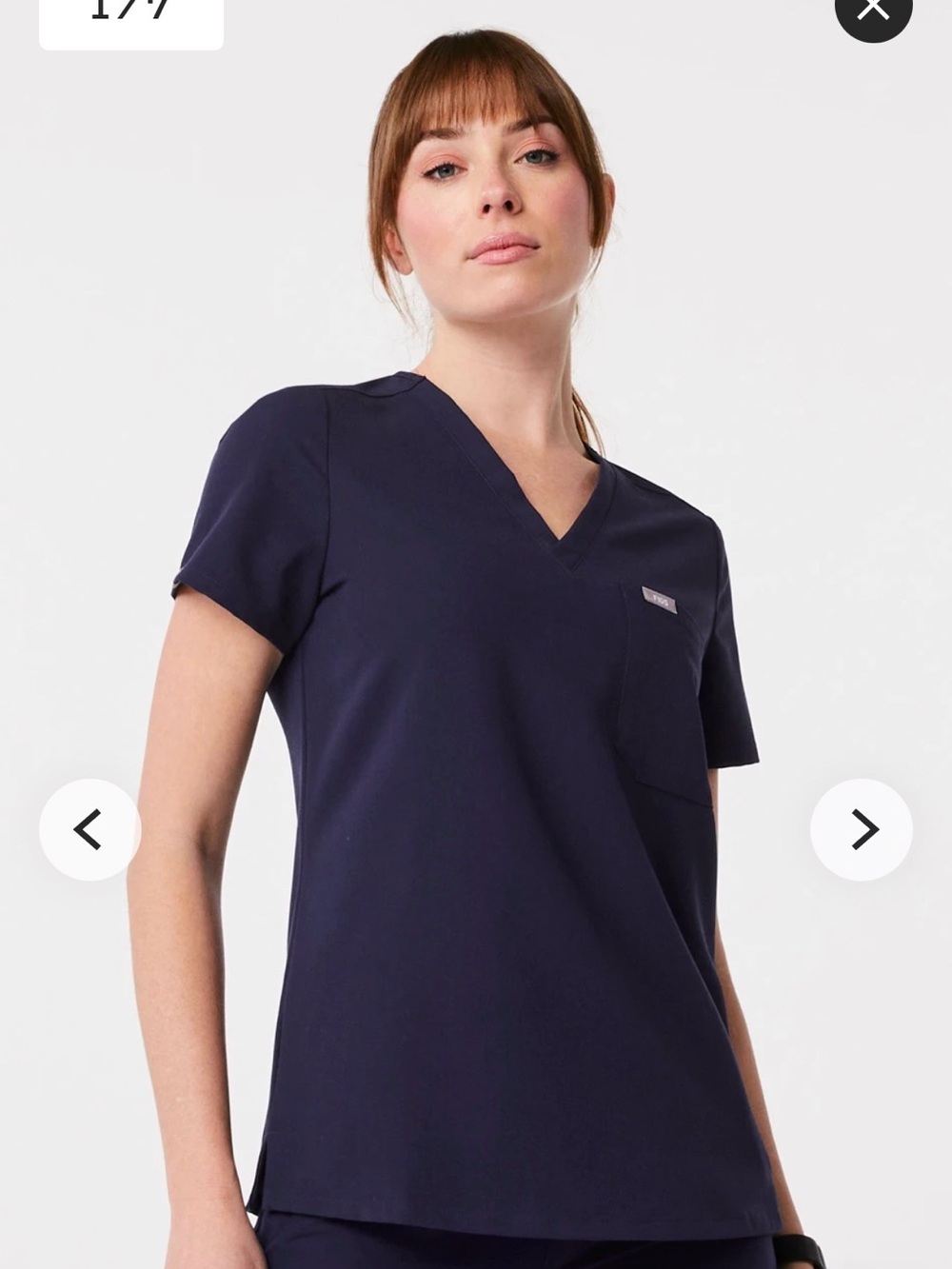 Figs navy scrub set.